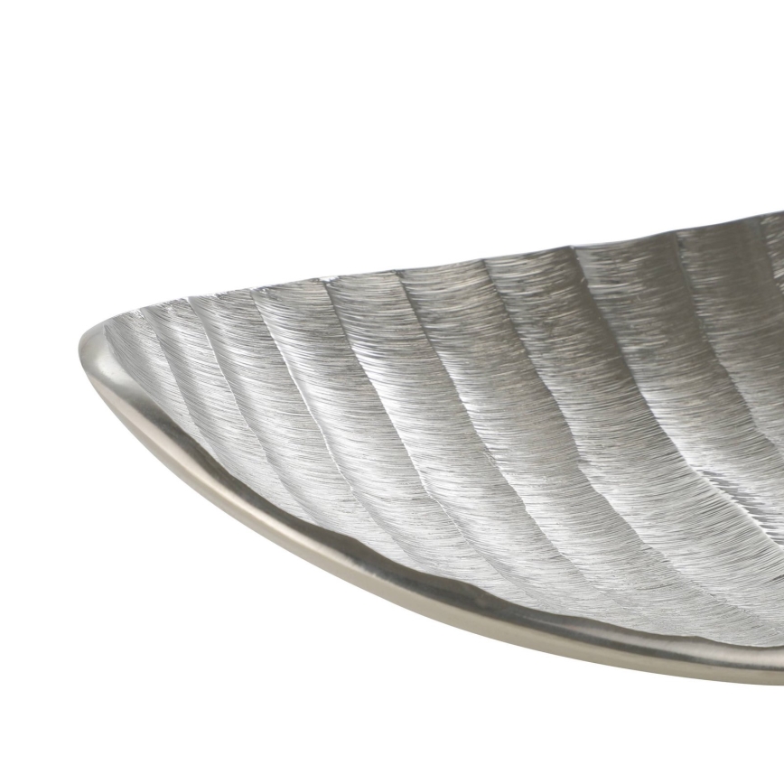 Eglo - Dekoratives Tablett 18,5x26 cm silbern