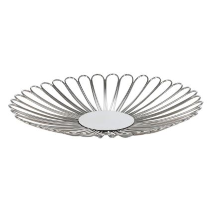 Eglo - Dekoratives Tablett d 40,5 cm glänzendes Chrom
