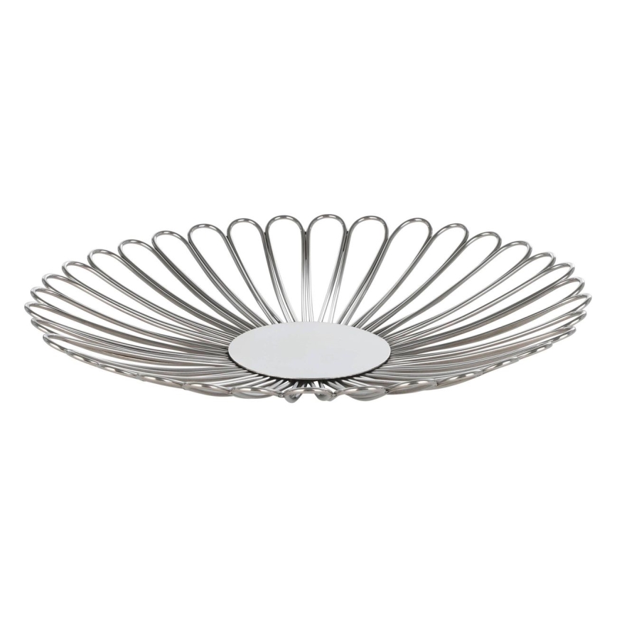 Eglo - Dekoratives Tablett d 40,5 cm glänzendes Chrom