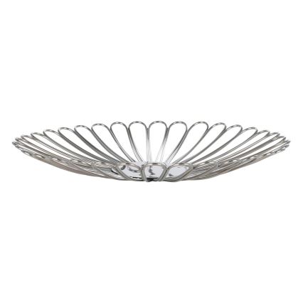 Eglo - Dekoratives Tablett d 40,5 cm glänzendes Chrom