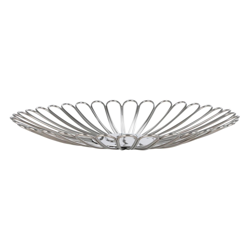 Eglo - Dekoratives Tablett d 40,5 cm glänzendes Chrom