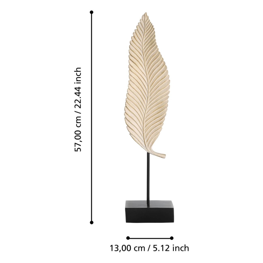 Eglo 427076 - Dekoration GIFU 57x13 cm gold/schwarz