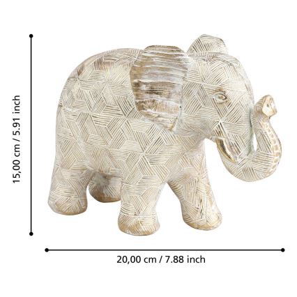 Eglo - Dekoration 15x20 cm Elefant/Harz