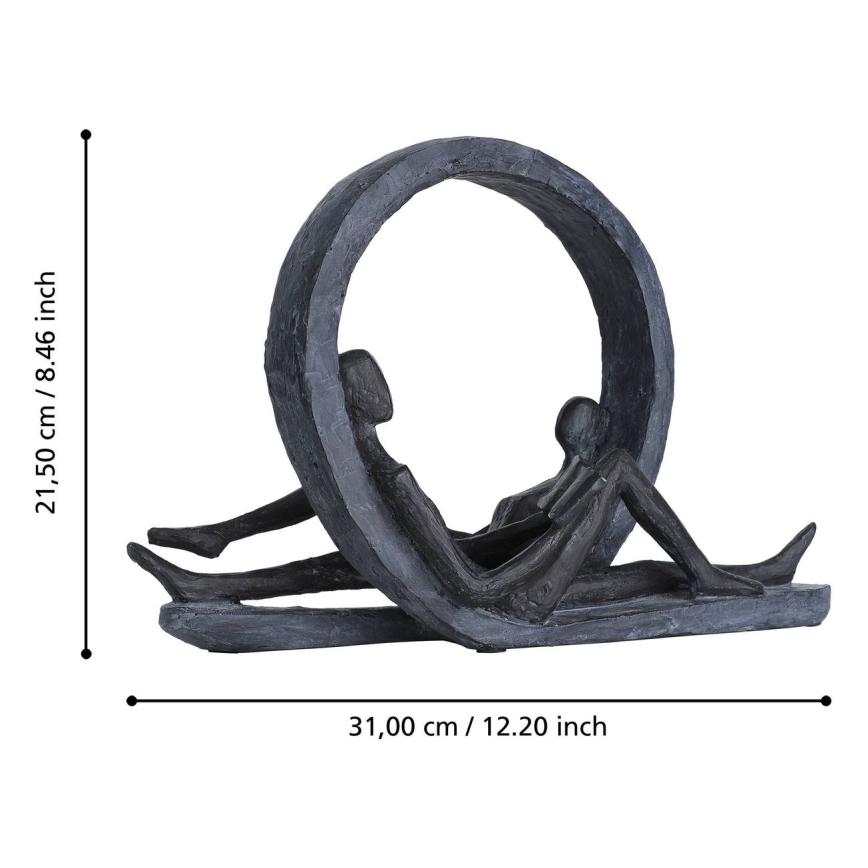 Eglo - Metall-Dekoration 21,5x31 cm Harz