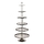 Eglo 427652 - Servierständer BABIRIK 206x79 cm silber