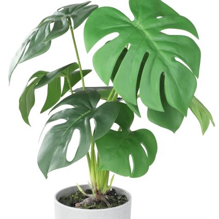 Eglo - Kunstpflanze im Blumentopf 42x30 cm Monstera