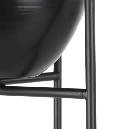 Eglo - Metall-Blumentopf 73x23,5 cm schwarz