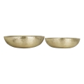 Eglo 428062 - 2er-Set Dekorative Schale OKAYAMA, Ø 84 cm, goldfarben