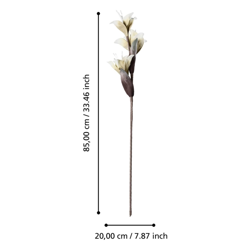 Eglo - Kunstblume 85 cm weiß
