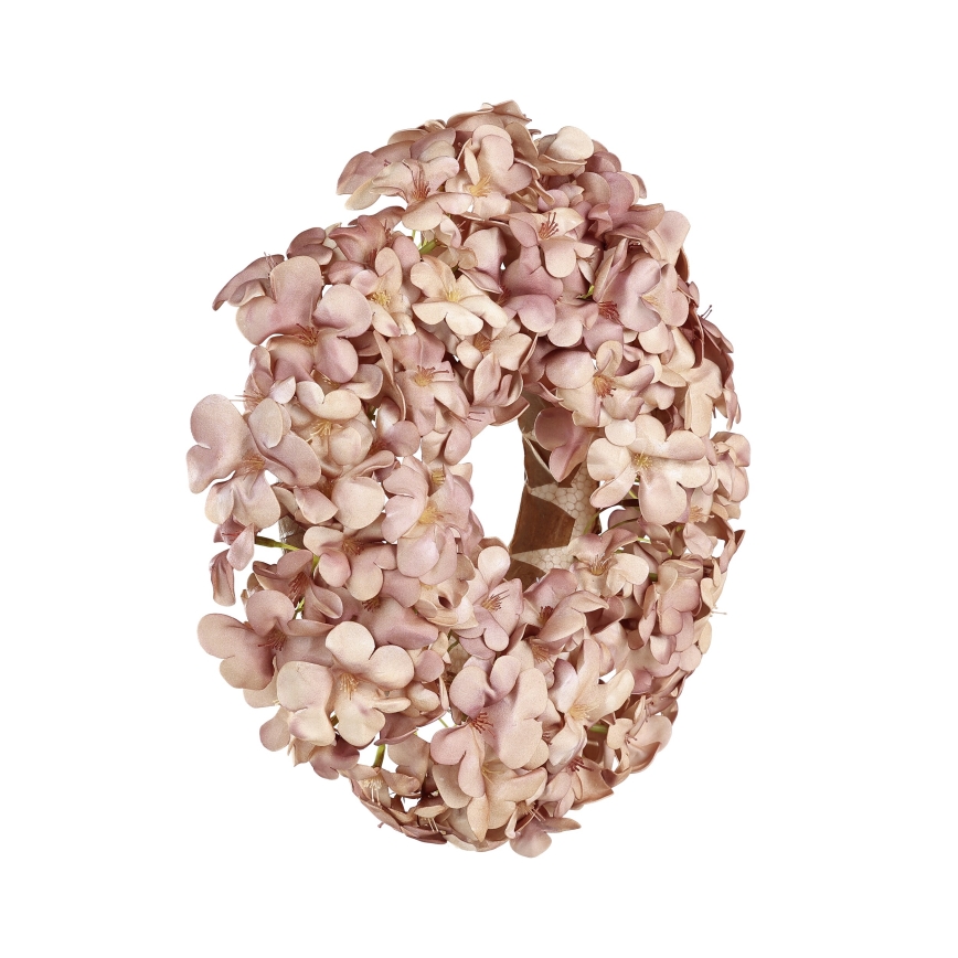 Eglo - Kranz aus Kunstblumen d 35 cm rosa