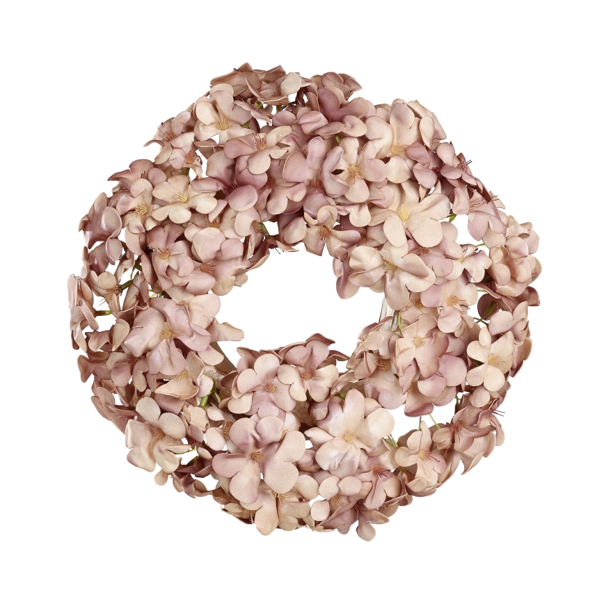 Eglo - Kranz aus Kunstblumen d 35 cm rosa
