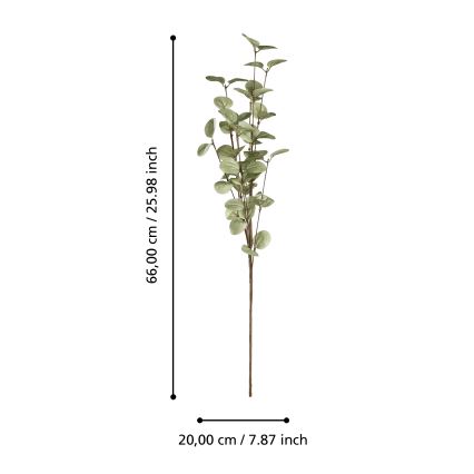 Eglo - Kunstblume 66 cm grün
