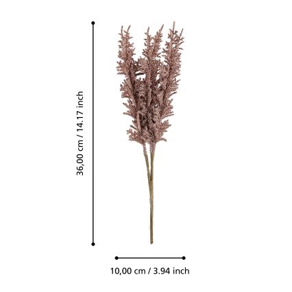Eglo - Kunstblume 36 cm rot