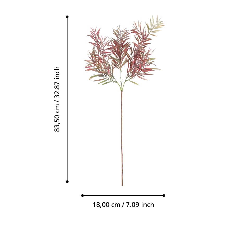 Eglo - Kunstblume 83,5 cm rot