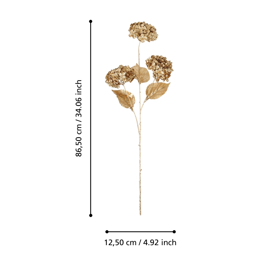 Eglo - Kunstblume  86,5 cm golden
