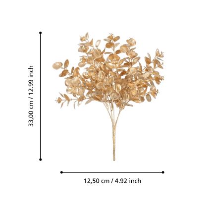 Eglo - Kunstblume 33 cm golden