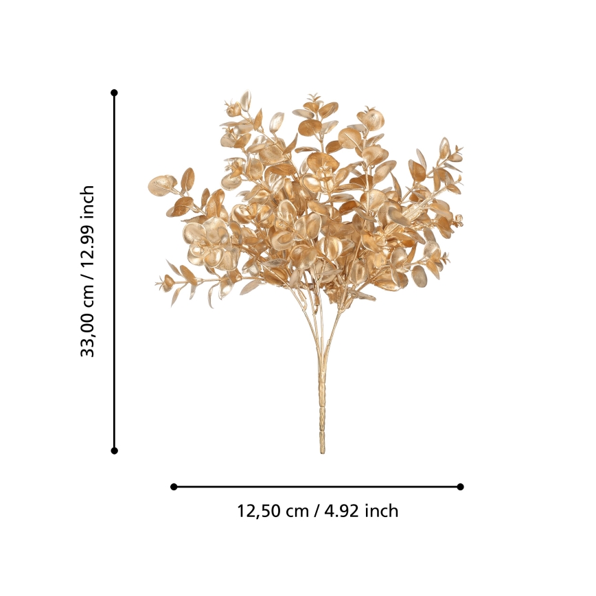 Eglo - Kunstblume 33 cm golden