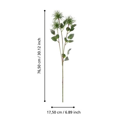 Eglo - Kunstblume 76,5 cm grün