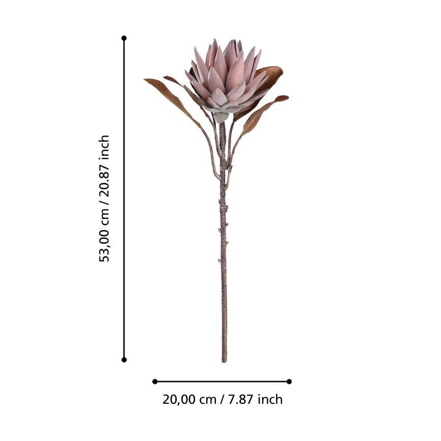 Eglo - Kunstblume 53 cm rosa