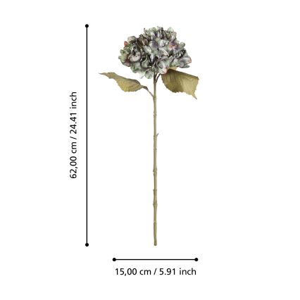 Eglo - Kunstblume 62 cm grün
