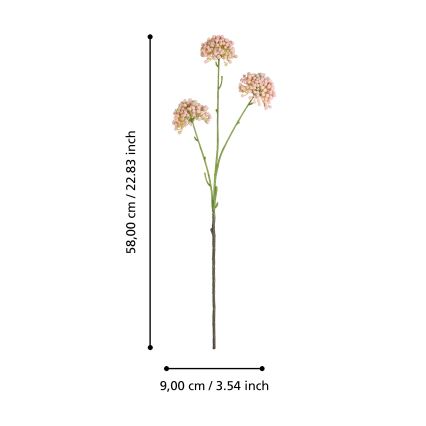 Eglo - Kunstblume 58 cm rosa