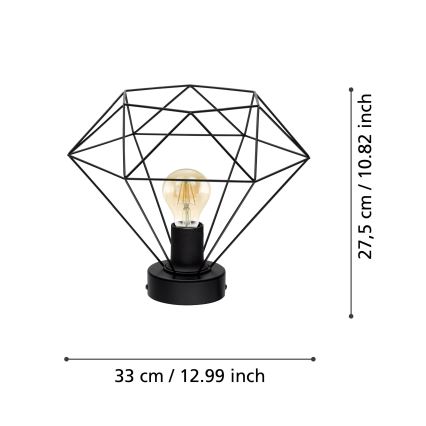 Eglo - Aufgesetzter Kronleuchter 1xE27/60W/230V