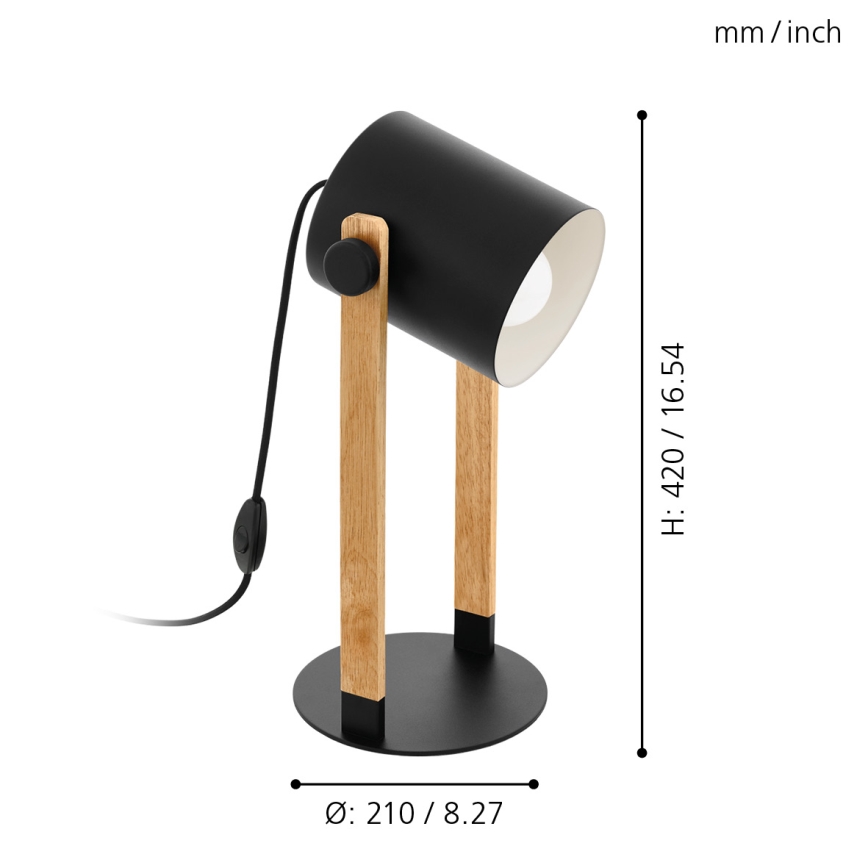 Eglo - Tischlampe 1xE27/28W/230V