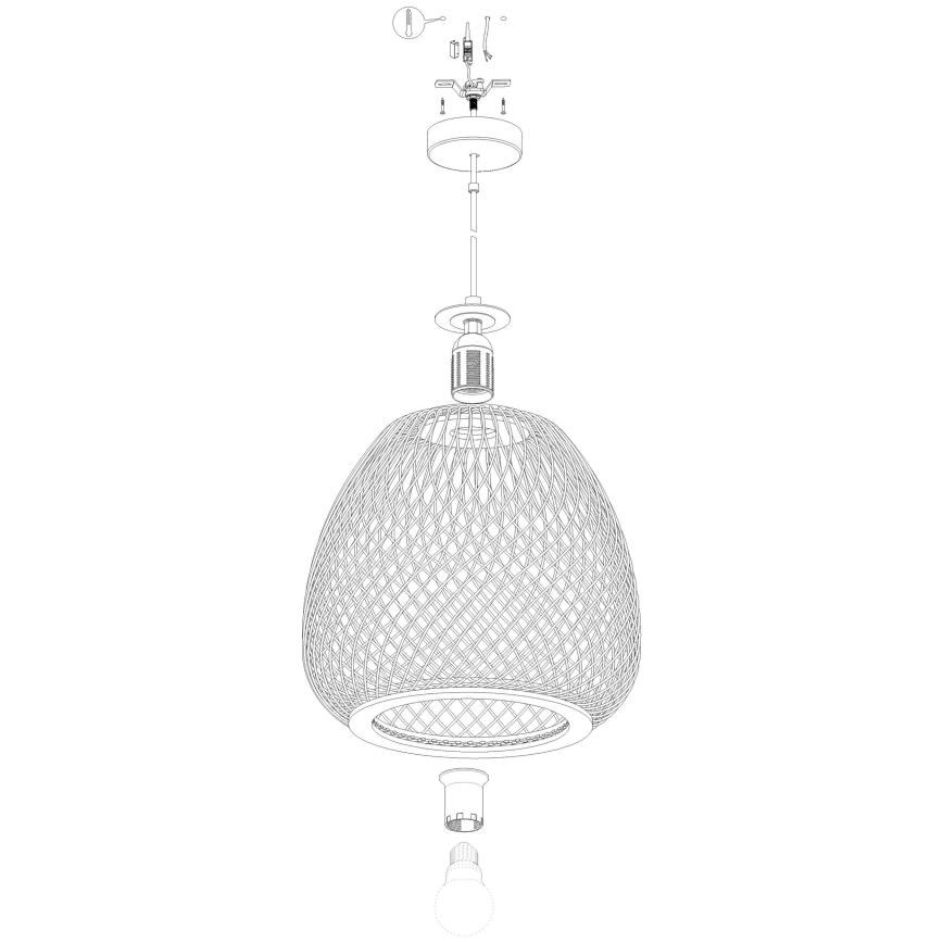 Eglo - Hängeleuchte 1xE27/40W/230V