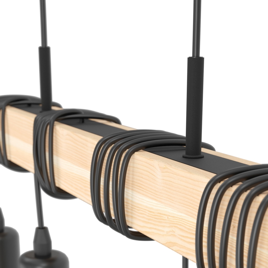 Eglo - Pendelleuchte an Kabel TOWNSHEND 4xE27/60W/230V