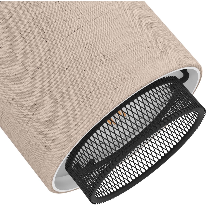 Eglo - Wandstrahler 1xE14/40W/230V schwarz/beige