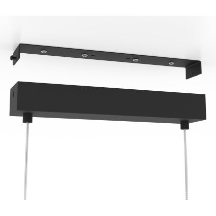 Eglo - Hängeleuchte an Seil 4xE27/40W/230V