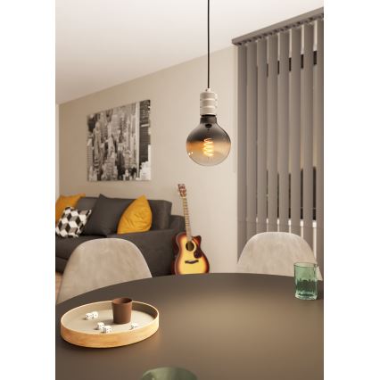 Eglo - Deckenleuchte an Kabel 1xE27/40W/230V Chrom