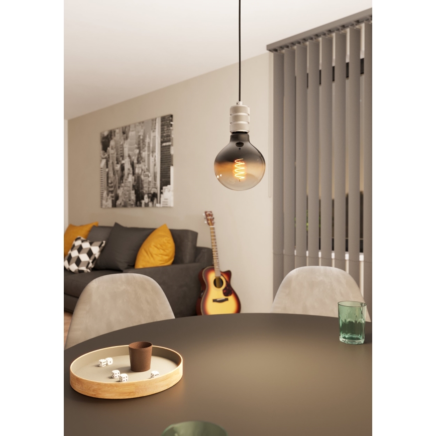 Eglo - Deckenleuchte an Kabel 1xE27/40W/230V Chrom