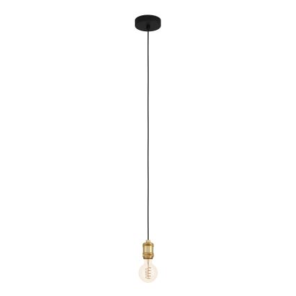 Eglo - Hängeleuchte an Schnur 1xE27/40W/230V golden