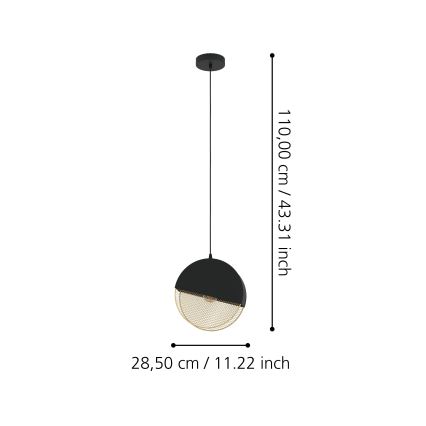 Eglo - Hängeleuchte 1xE27/40W/230V