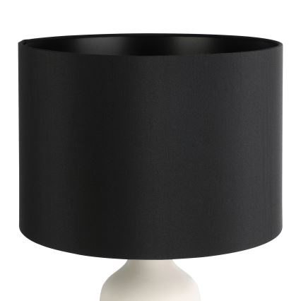 Eglo - Tischlampe 1xE27/40W/230V schwarz/weiß