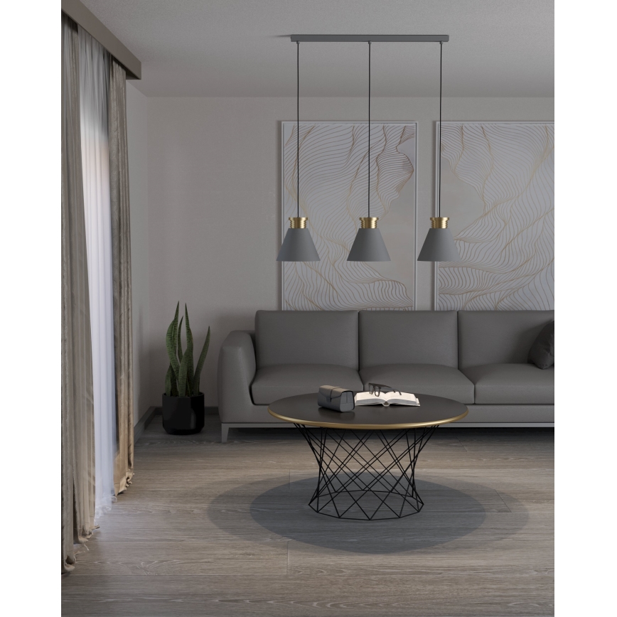 Eglo - Deckenleuchte an Kabel 3xE27/40W/230V