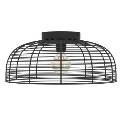 Eglo - Deckenleuchte 1xE27/40W/230V schwarz