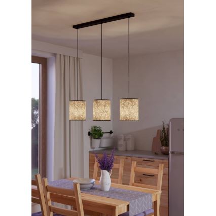 Eglo - Hängeleuchte 3xE27/25W/230V