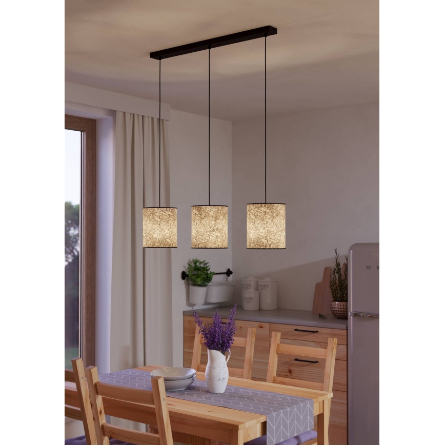 Eglo - Hängeleuchte 3xE27/25W/230V