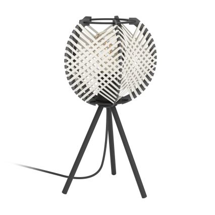 Eglo - Tischleuchte 1xE27/40W/230V weiß/schwarz