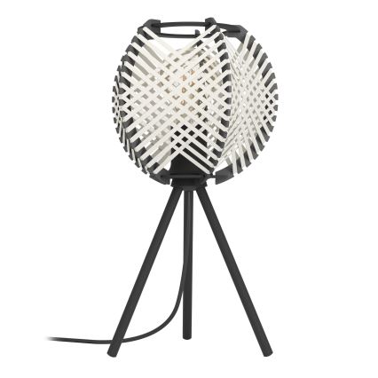 Eglo - Tischleuchte 1xE27/40W/230V weiß/schwarz
