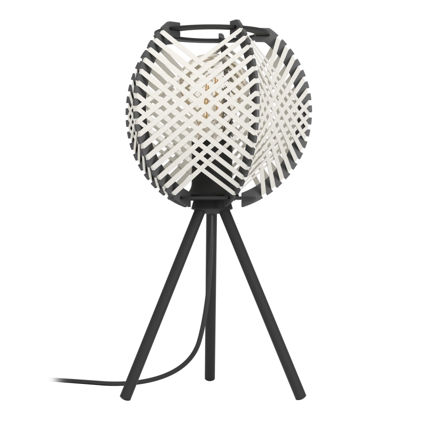 Eglo - Tischleuchte 1xE27/40W/230V weiß/schwarz