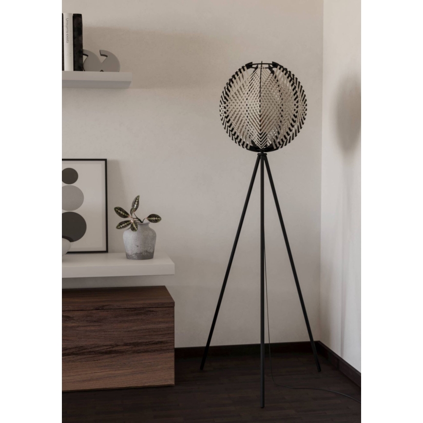 Eglo - Stehleuchte 1xE27/40W/230V weiß/schwarz