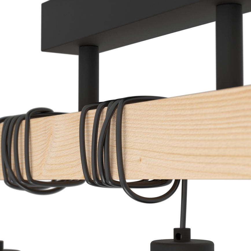 Eglo - Aufbauleuchte TOWNSHEND 3xE27/60W/230V - FSC-zertifiziert