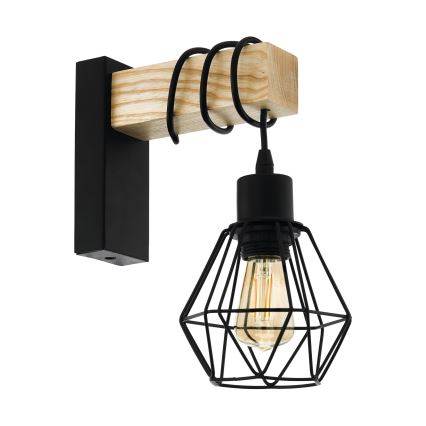 Eglo - Wandleuchte TOWNSHEND 1xE27/60W/230V - FSC-zertifiziert