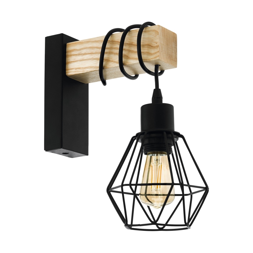 Eglo - Wandleuchte TOWNSHEND 1xE27/60W/230V - FSC-zertifiziert