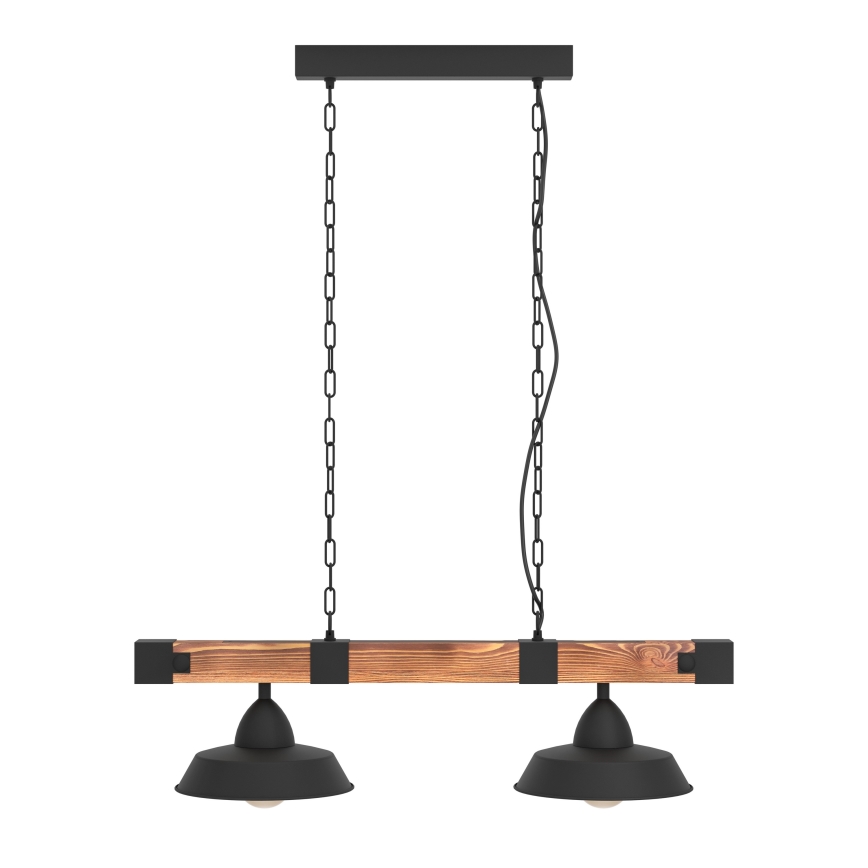 Eglo - Hängeleuchte an Kette 2xE27/60W/230V