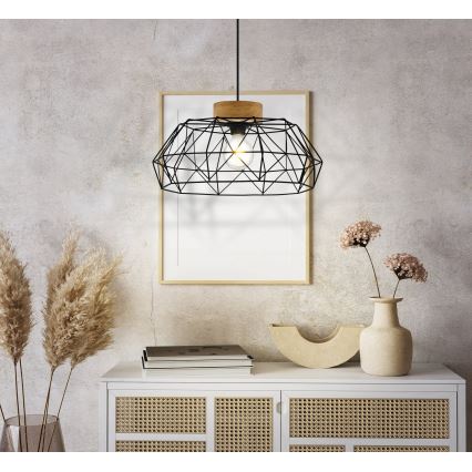 Eglo - Hängeleuchte an Schnur 1xE27/60W/230V - FSC-zertifiziert