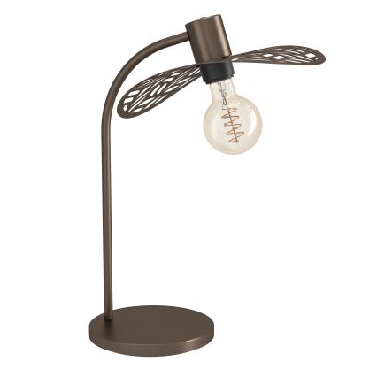 Eglo - Tischlampe 1xE27/60W/230V bronzefarben